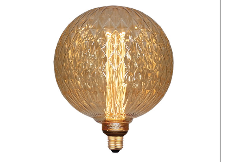 Διακοσμητική Λάμπα LED Eurolamp Gold Glass Ε27 3.5W 2000Κ