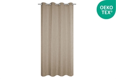Κουρτίνα JBY Creation Aronn 240x140cm Μπεζ με Τρουκς