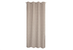 Κουρτίνα JBY Creation Ezra 240x135cm Taupe με Τρουκς