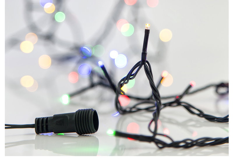 Χριστουγεννιάτικα Λαμπάκια 100LED Ρεύματος Jingle Joy Lights Πολύχρωμο 495cm