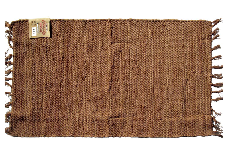 Χαλάκι Dizas Chindy Solid 130x65cm Καφέ
