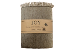 Ριχτάρι Ionion Joy Solid 180x170cm Light Brown