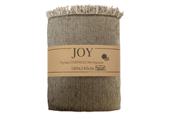 Ριχτάρι Ionion Joy Solid 240x180cm Light Brown