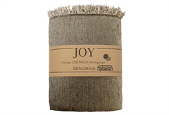 Ριχτάρι Ionion Joy Solid 280x180cm Light Brown