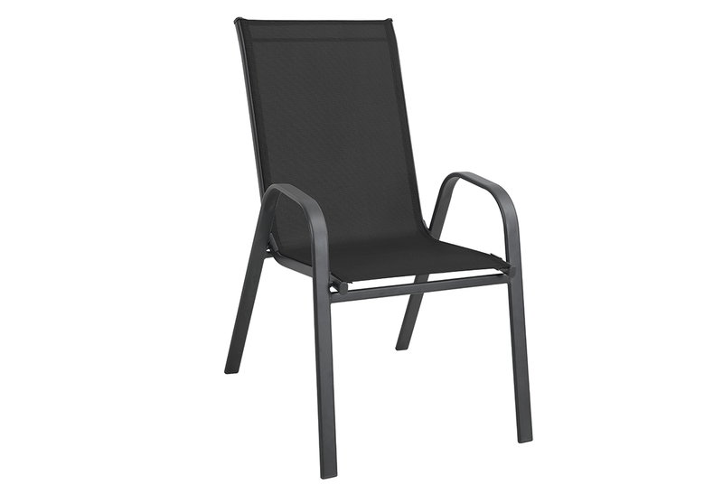 Πολυθρόνα Κήπου Nattera Sling Ανθρακί Μ53xΠ73xΥ93cm