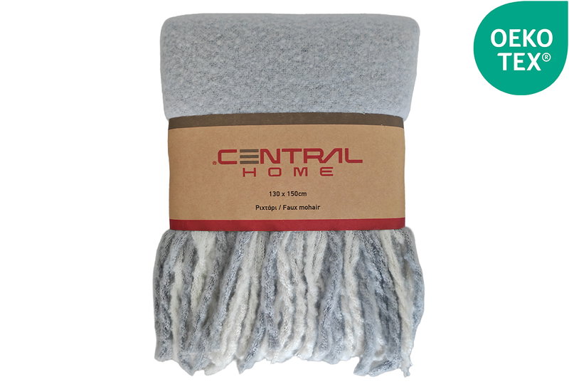 Ριχτάρι Central Mohair 150x130cm Silver