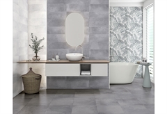 Πλακάκι Δαπέδου Κεραμικό Garden Grey 45x45cm Γκρι