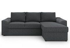Καναπές Κρεβάτι Γωνιακός Nachevi Stanford Σκούρο Γκρι 242x165cm
