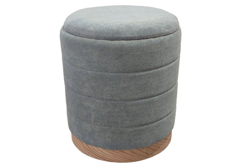 Σκαμπό Layers Φ40xΥ45cm Σμαραγδί/Φυσικό