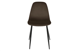 Καρέκλα Liberta Sticky Μεταλλική Καφέ 43x52cm