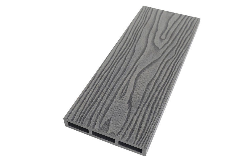 Showood Τάβλα Περίφραξης WPC 3D Wood Γκρι Ανοιχτό 360x12cm