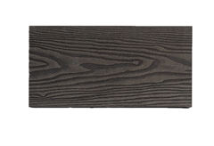 Showood Τάβλα Deck WPC 3D Wood Γκρι Σκούρο 360x15cm