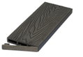 Showood Τάπα Περίφραξης WPC 3D Wood Γκρι Ανοιχτό 12x2cm