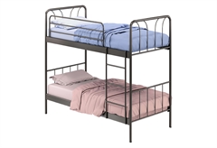 Κρεβάτι Κουκέτα KS Kouppas Lines Ανθρακί για Στρώμα 200x90cm