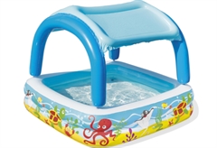 Bestway Beach Buddy Shaded Play Πισίνα Παιδική Μ140xΠ140xΥ114cm