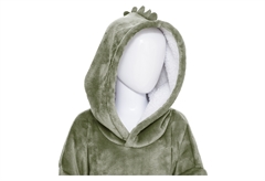 Κουβέρτα Fleece Φούτερ Atmosphera Dino Kids με Κουκούλα