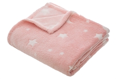 Κουβέρτα Fleece 150x125cm Φωσφωρίζουσα Ροζ Kids