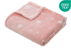 Κουβέρτα Fleece Μονή Atmosphera Kids 150x125cm Ροζ