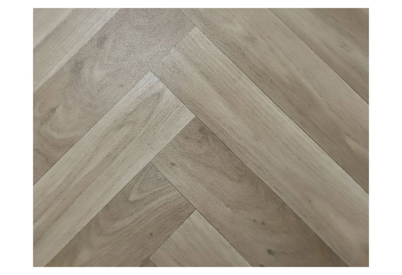 Πάτωμα PVC Dizas Atlantic Chevron 666D Ανοιχτό Καφέ 1.9 mm με το Μέτρο
