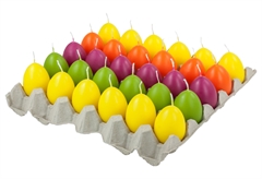 Κερί Bolsius Easter Egg Φ6x4cm σε Διάφορα Χρώματα