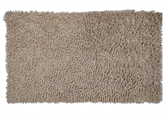Χαλάκι Μπάνιου Homefit Shaggy 80x50cm Εκρού