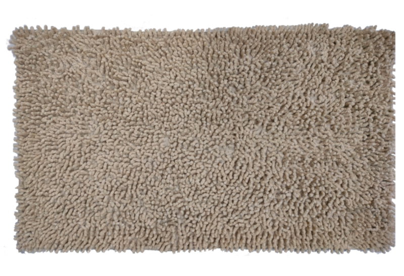 Χαλάκι Μπάνιου Homefit Shaggy 80x50cm Εκρού