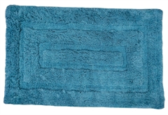Χαλάκι Μπάνιου Homefit Lines 80x50cm Γαλάζιο