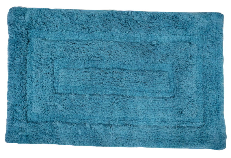 Χαλάκι Μπάνιου Homefit Lines 80x50cm Γαλάζιο