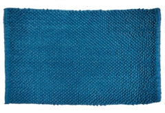 Χαλάκι Μπάνιου Homefit Punto 80x50cm Πετρόλ