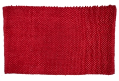 Χαλάκι Μπάνιου Homefit Punto 80x50cm Κόκκινο