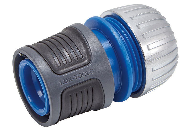 Ταχυσύνδεσμος Στοπ Lux Tools 19mm με Μεταλλικό Σφικτήρα