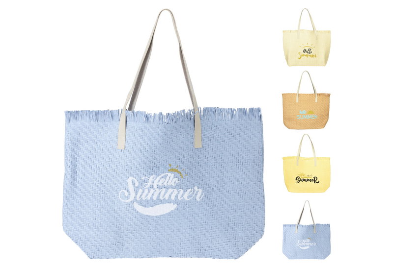 Τσάντα Θαλάσσης Hello Summer 52x14cm σε 4 Αποχρώσεις