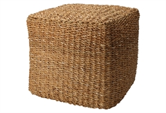 Σκαμπό Rattan Τετράγωνο Μ40xΠ40xΥ38cm