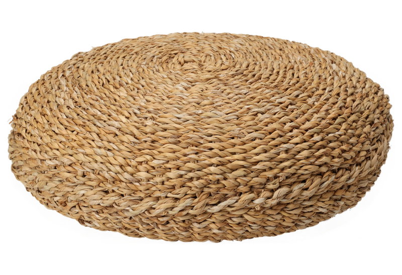 Σκαμπό Rattan Στρογγυλό Φ40xΥ15cm