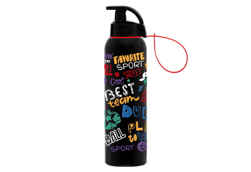 Μπουκάλι Νερού Veltihome Sports Πλαστικό 750ml σε Διάφορα Σχέδια