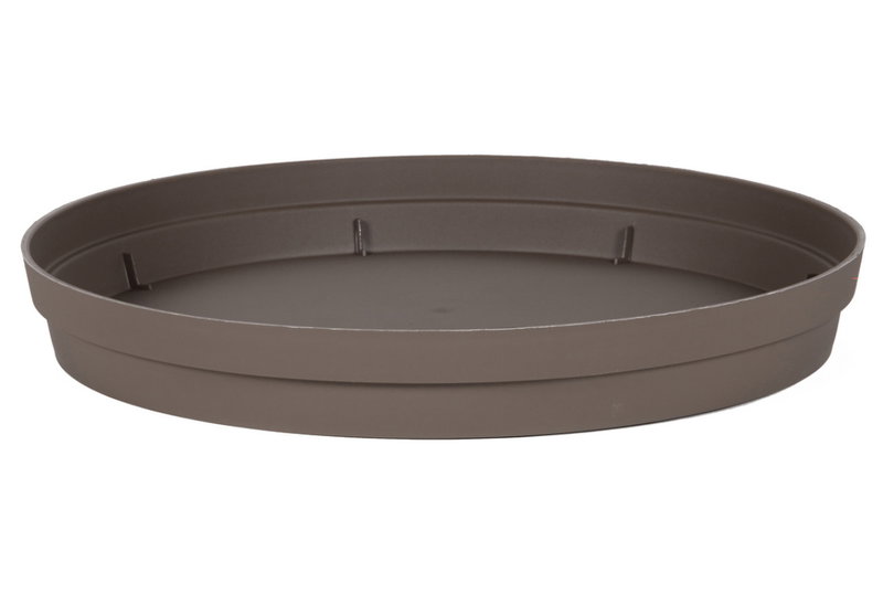 Πιάτο Γλάστρας Eda Toscane Φ35cm Πλαστικό Taupe