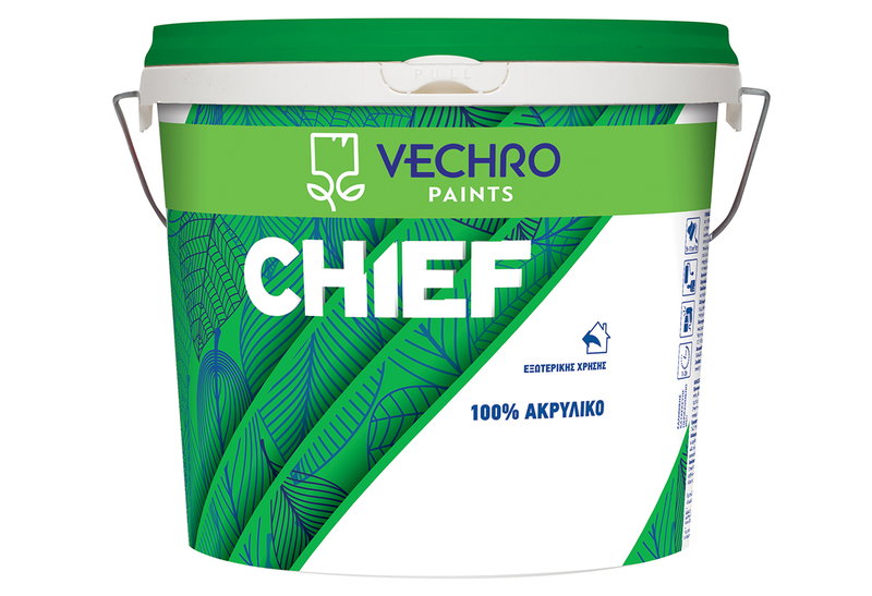 Χρώμα Ακρυλικό Vechro Chief Βάση D 3lt