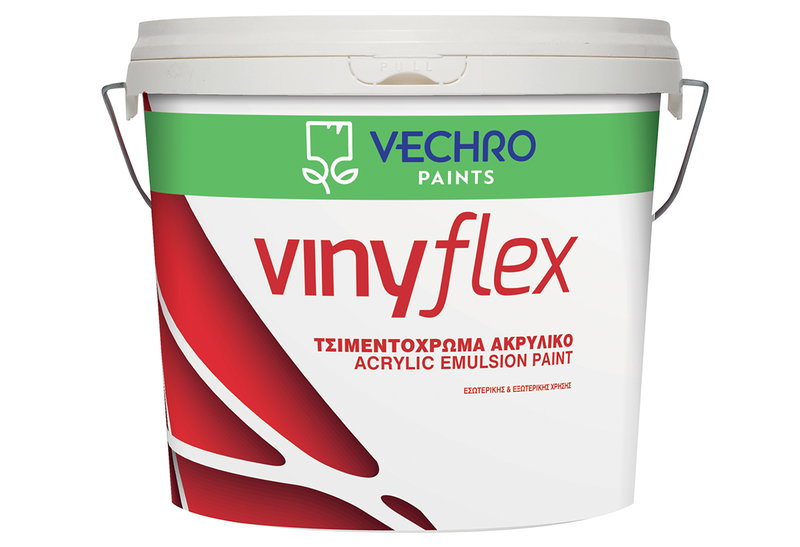 Τσιμεντόχρωμα Vechro Vinyflex Λευκό 9lt