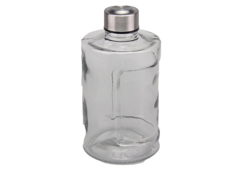 Μπουκάλι Βarrel Γυάλινο 900ml Διάφανο