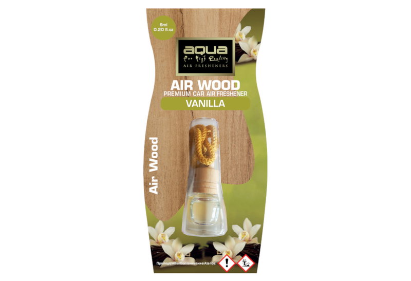 Αρωματικό Αυτοκινήτου Καρτέλα Aqua Air Fresheners Obsession Drop Vanilla Madagascar