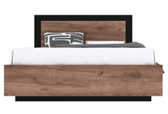 Κρεβάτι Ημίδιπλο Kitwood Frame Καρυδιά για Στρώμα 200x120cm
