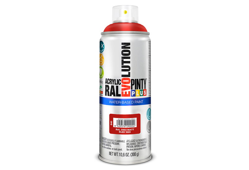 Σπρέι Γενικής Χρήσης Pinty Plus Evo Κόκκινο Ματ 400ml