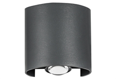 Απλίκα Εξωτερικού Χώρου Brilliant Ferro 180lm 3000k IP54 Γκρι