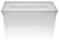 Κουτί Αποθήκευσης Πλαστικό Budget Smart Box M40.5xΠ34.1xY23.8cm 26lt Διάφανο