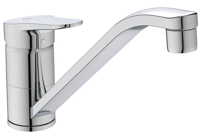 Ideal Standard Tevere Μπαταρία Κουζίνας Χρωμέ