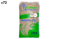 Pellet Alfa Premium ENplus A2 15Kg 72 Τεμάχια