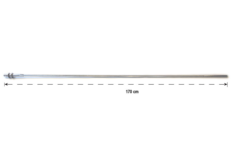 Σούβλα Ψησταριάς Μονοκόματη Nattera 170cm Φ14mm Inox