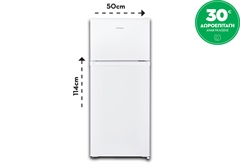 Candy CDH1S313EW Ψυγείο Δίπορτο