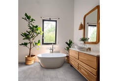 Πλακάκι Δαπέδου Πορσελανάτο Concrete 30x60cm Γκρι