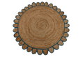 Χαλί Homefit Scalloped Φ120cm Μπλε